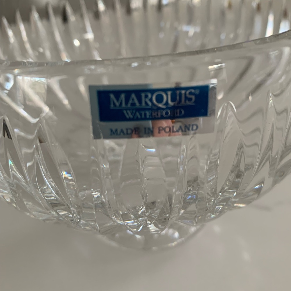Waterford Marquis SHERIDAN PATTERN Centerpiece or Serving Bowl Made In Poland - Picture 6 of 11